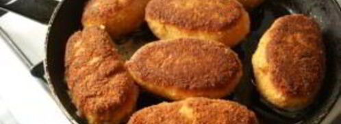 зразы с ветчиной и сыром. Шаг 5