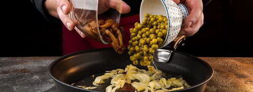 ароматная каша с лесными грибами. Шаг 4