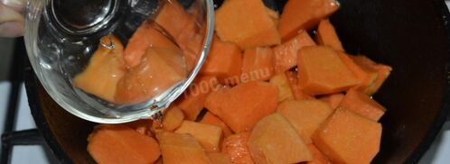 ароматная тыквенная каша с рисом. Шаг 4