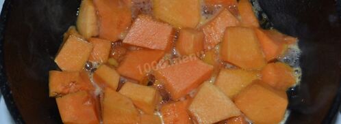 ароматная тыквенная каша с рисом. Шаг 8