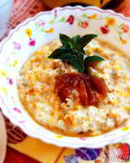 Быстрая каша с тыквой и сухофруктами