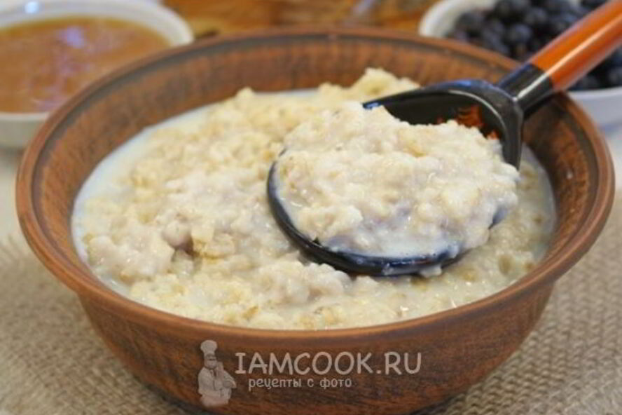 Рецепт геркулесовой каши в мультиварке