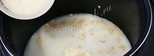 геркулесовая каша в мультиварке. Шаг 5