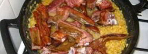 гороховая каша с копчеными ребрышками. Шаг 5