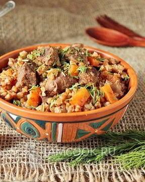 Гречка с говядиной в мультиварке