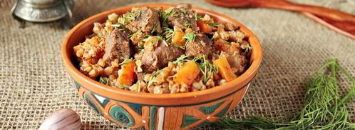 гречка с говядиной в мультиварке. Шаг 13