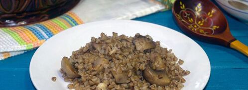 гречка с грибами в горшочке. Шаг 11