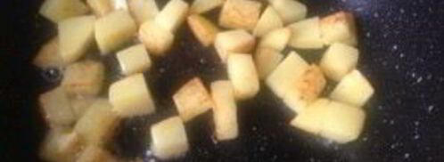 гречка с картофелем и специями. Шаг 4