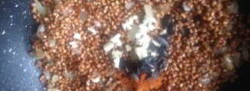 гречка с картофелем и специями. Шаг 6