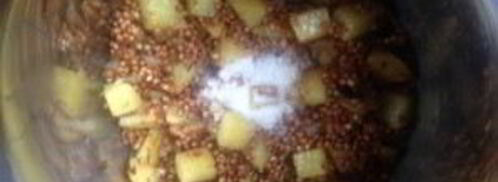 гречка с картофелем и специями. Шаг 7