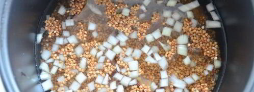 гречка с копчеными ребрышками. Шаг 7