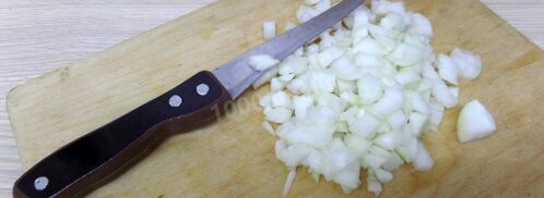 гречка с куриным мясом в казане. Шаг 3