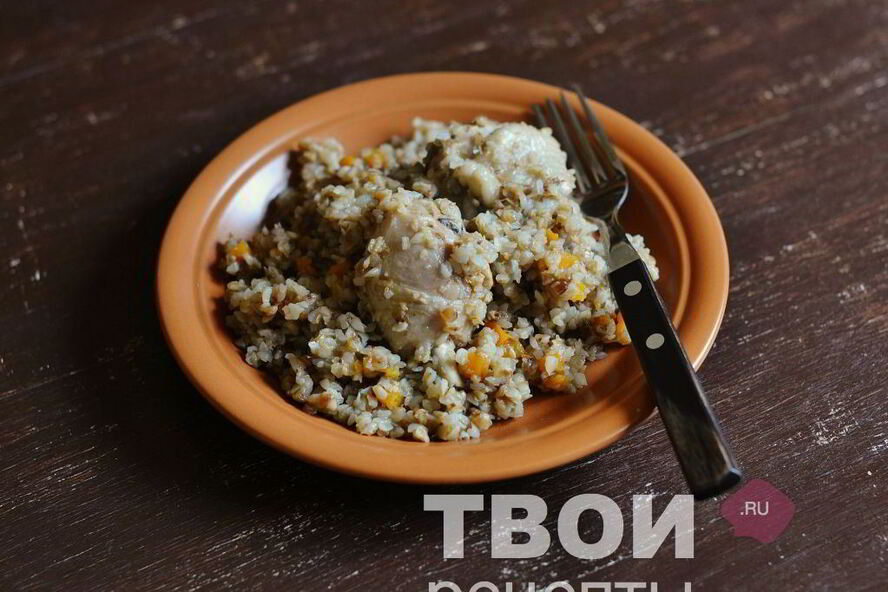 Рецепт гречки с курицей