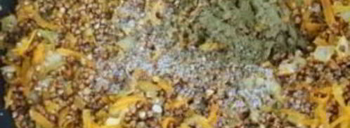 гречка с овощами и чесноком. Шаг 6