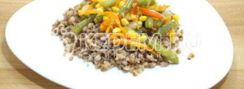 гречка с овощами и фасолью. Шаг 8