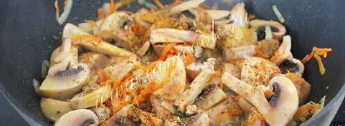 гречка с шампиньонами. Шаг 8