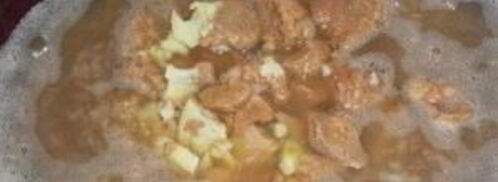 гречка с тушенкой на сковороде. Шаг 4