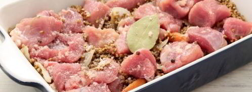 гречка со свининой в духовке. Шаг 9