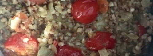 гречка в сливочно-имбирном соусе с мясом на гриле. Шаг 11