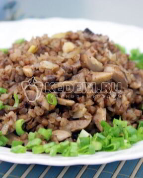 Гречневая каша с грибами