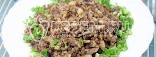 гречневая каша с грибами. Шаг 5