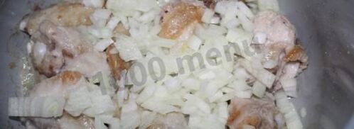 гречневая каша с курицей в мультиварке. Шаг 4