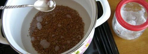 гречневая каша с молоком привет из детства. Шаг 6