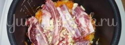 гречневая каша со свиными ребрышками из мультиварки. Шаг 5