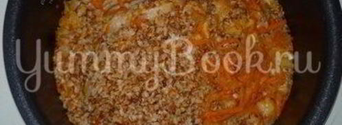 гречневая каша со свиными ребрышками из мультиварки. Шаг 8