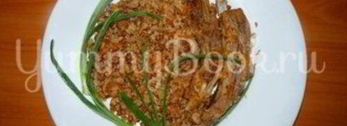 гречневая каша со свиными ребрышками из мультиварки. Шаг 9