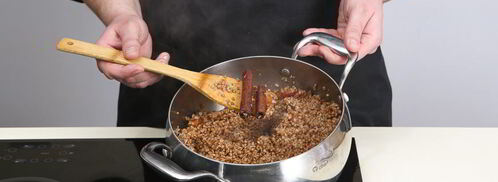 скандинавская гречневая каша с имбирем. Шаг 4