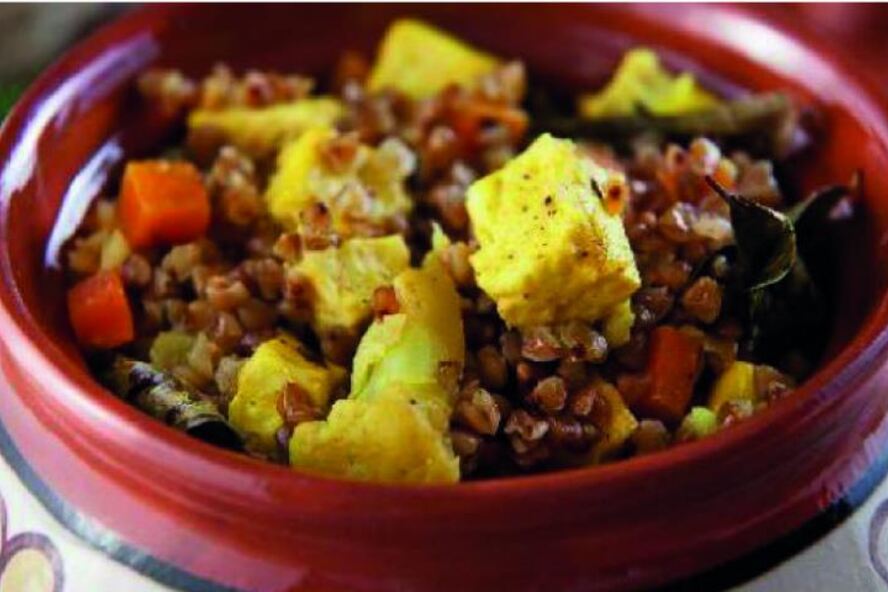 Рецепт вегетарианской гречки с овощами