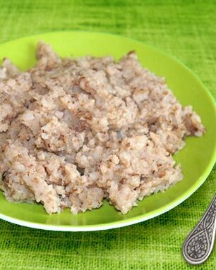 Каша из дробленой гречки с манкой