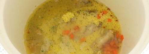 каша пшенная с куриными крылышками в мультиварке. Шаг 5