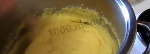 каша из кукурузной крупы на молоке. Шаг 3