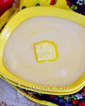 Кукурузная каша на молоке для детей