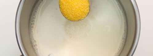 кукурузная каша на молоке. Шаг 6