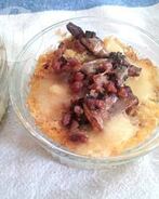 Кукурузная каша с грибами