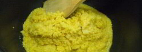 кукурузная каша с сыром. Шаг 3