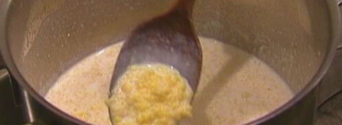 кукурузная каша с тыквой и грецкими орехами. Шаг 4