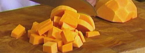 кукурузная каша с тыквой и грецкими орехами. Шаг 5