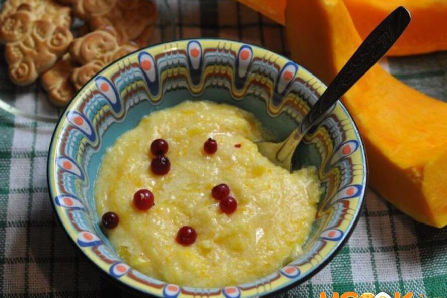 Рецепт кукурузной каши с тыквой