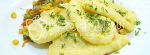 кукурузная полента с овощами. Шаг 9