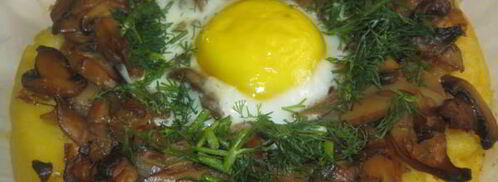 мамалыга с грибами. Шаг 6