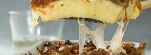 полента с грибами и шафраном. Шаг 5