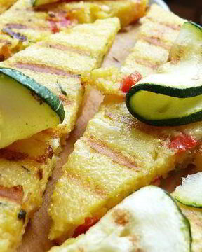 Полента с кабачками