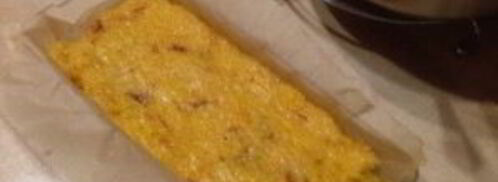 полента с вялеными помидорами в беконе. Шаг 7