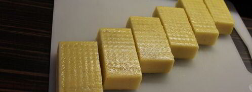 запеченная полента под пармезаном. Шаг 3