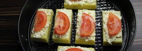 запеченная полента под пармезаном. Шаг 5