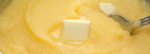 запеченная полента с пармезаном. Шаг 4